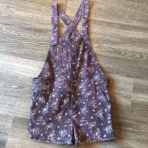Free People Corduroy Shortalls
